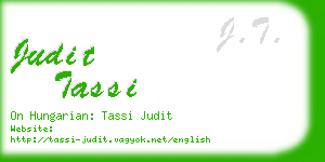 judit tassi business card